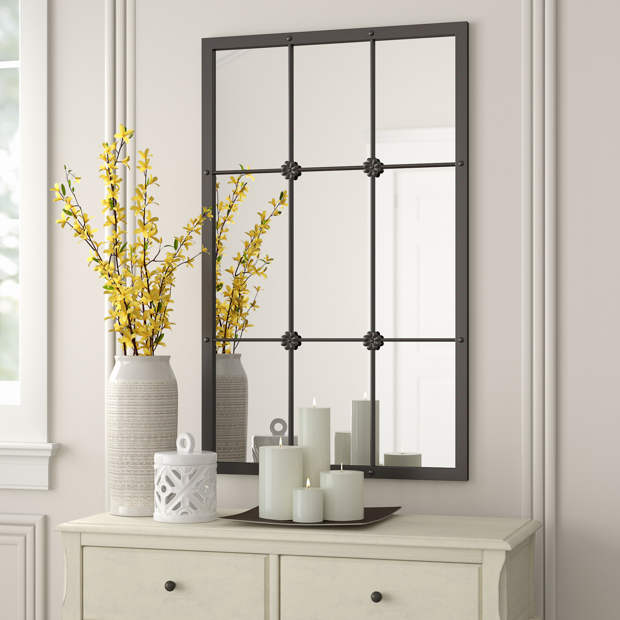 Window pane mirror discount